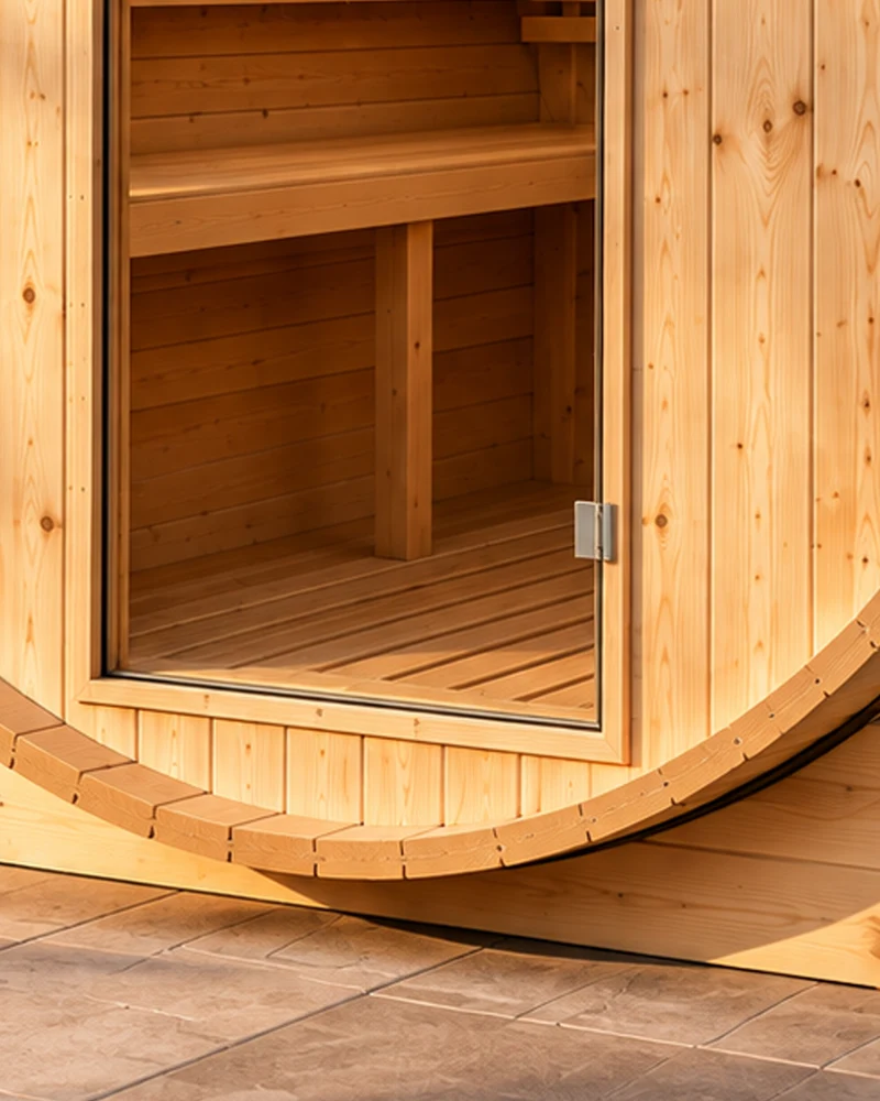 Sauna Barril Exterior Jardín 3-4 Personas