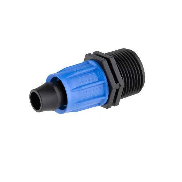 Raccord mâle à compression goutte à goutte