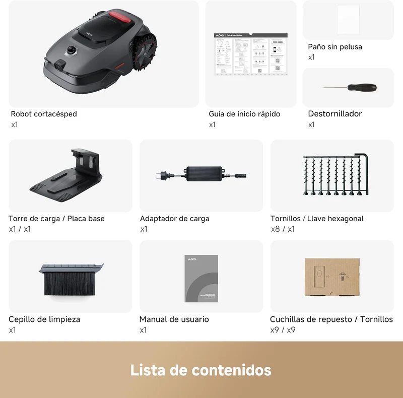 Mova – LiDAX Ultra 800 robot cortacésped sin cable perimetral