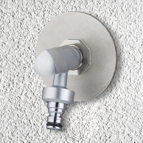 Robinet de Jardin Déco Nickelé