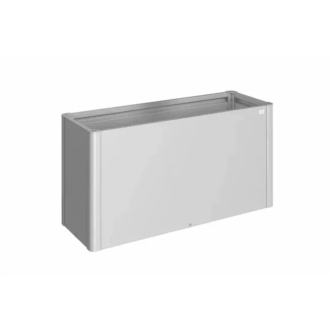 Biohort – Belvedere sistema elevado de cajas de cultivo de metal Plata metálica