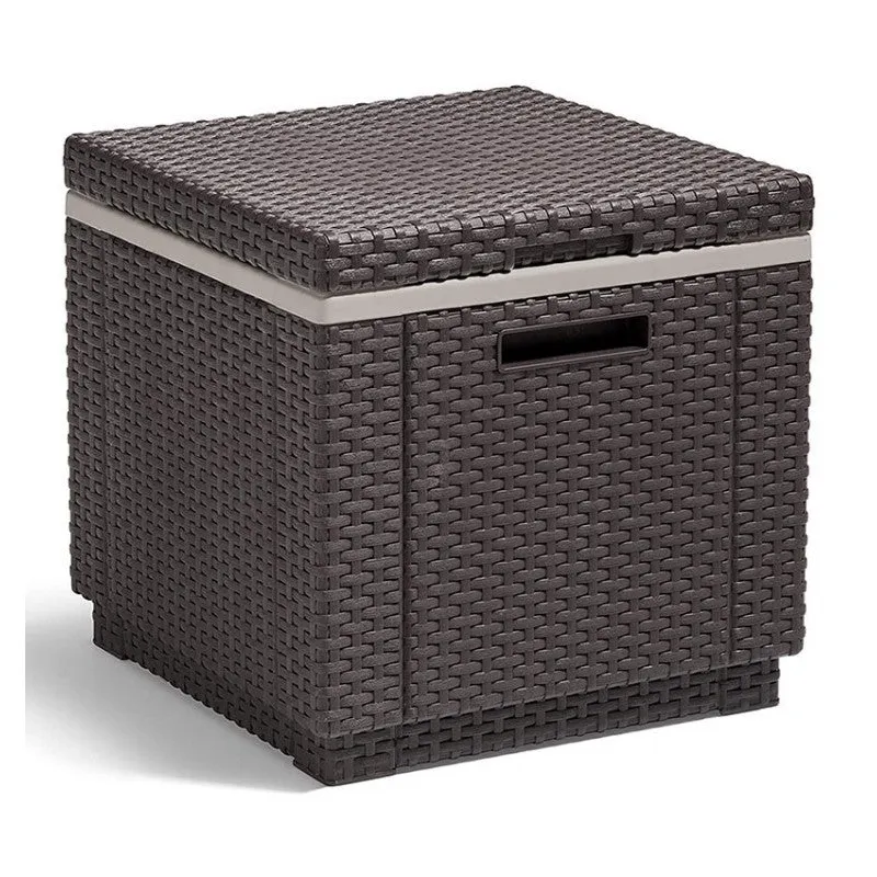 Keter - Nevera de jardín Ice Cube marrón