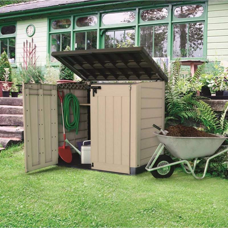 Keter - Cobertizo de exterior Store-It-Out Max 1200L topo/beige