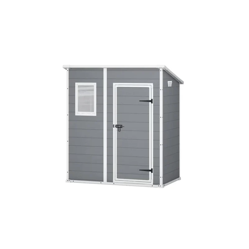 Keter - Caseta de exterior Manor Pent 6x4 gris