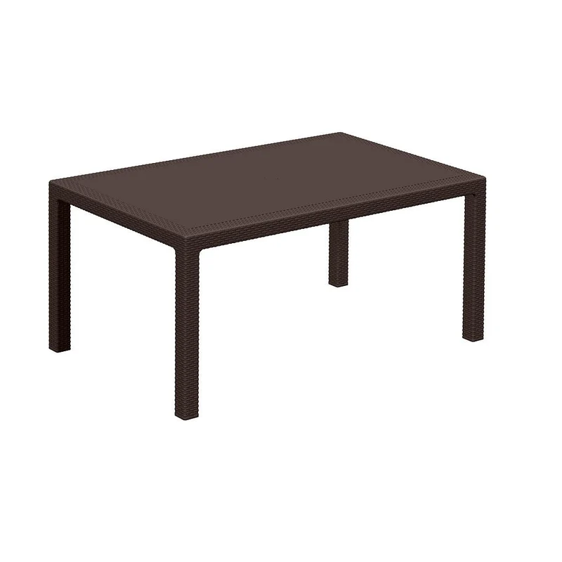 Keter - Mesa de comedor de exterior Melody marrón