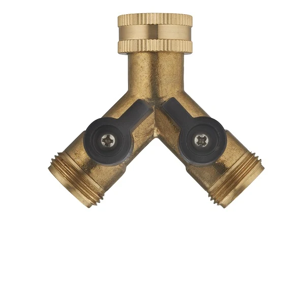 Nez de robinet selecteur double mâle