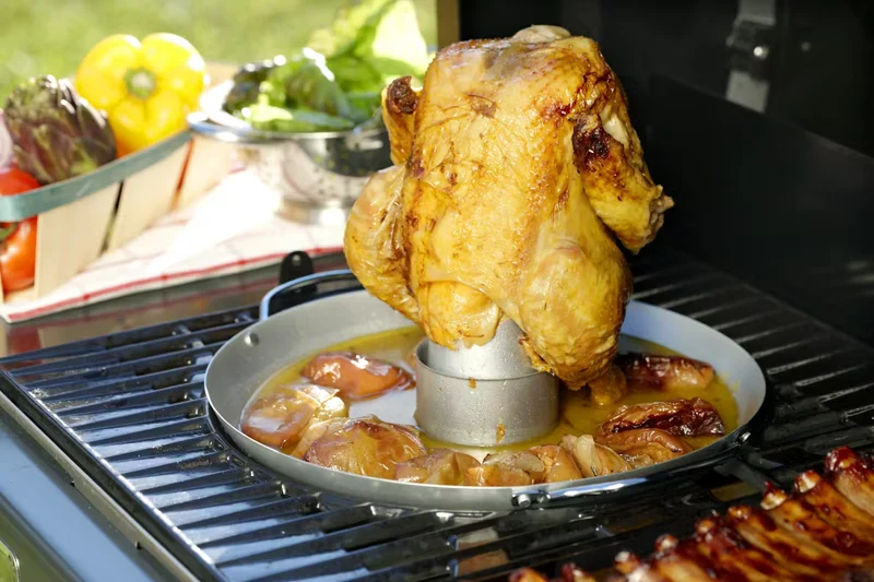 Campingaz - Bandeja para Asar Pollos Módulo Culinario
