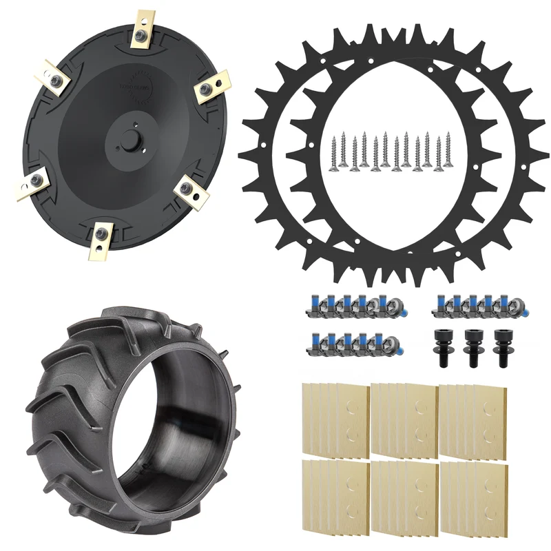 Worx L & Vision Bundle – Spikes, Messerteller, Klingen, Radschutz