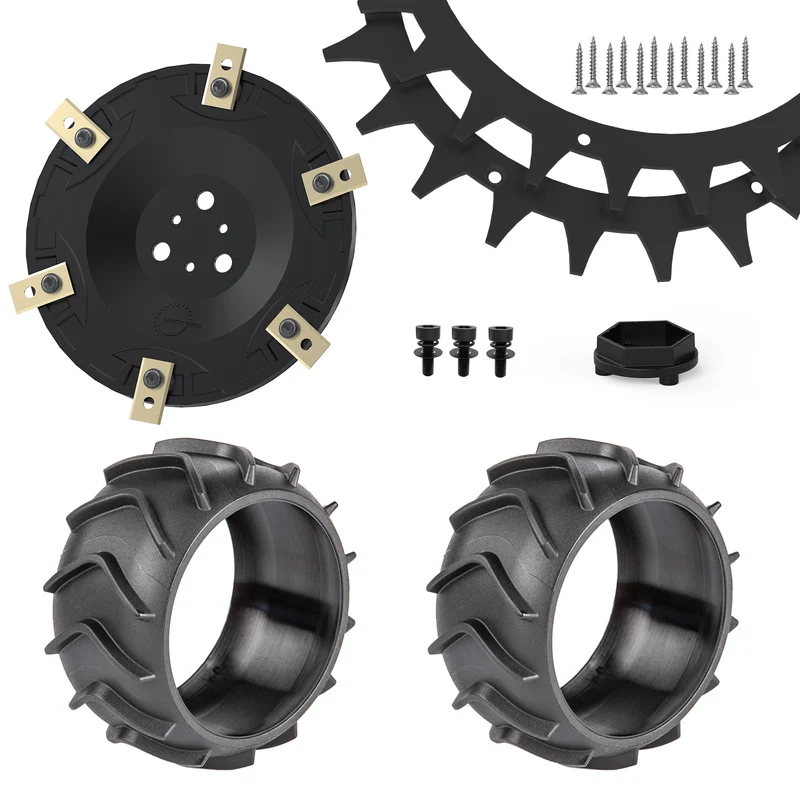 Worx Plus Bundle – Spikes, Messerteller, Radschutz