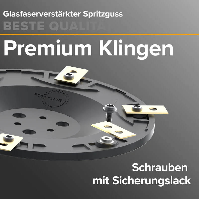 Messerteller 6-fach inkl. 6 Klingen & Schrauben | Passend für alle Worx Landroid S/M