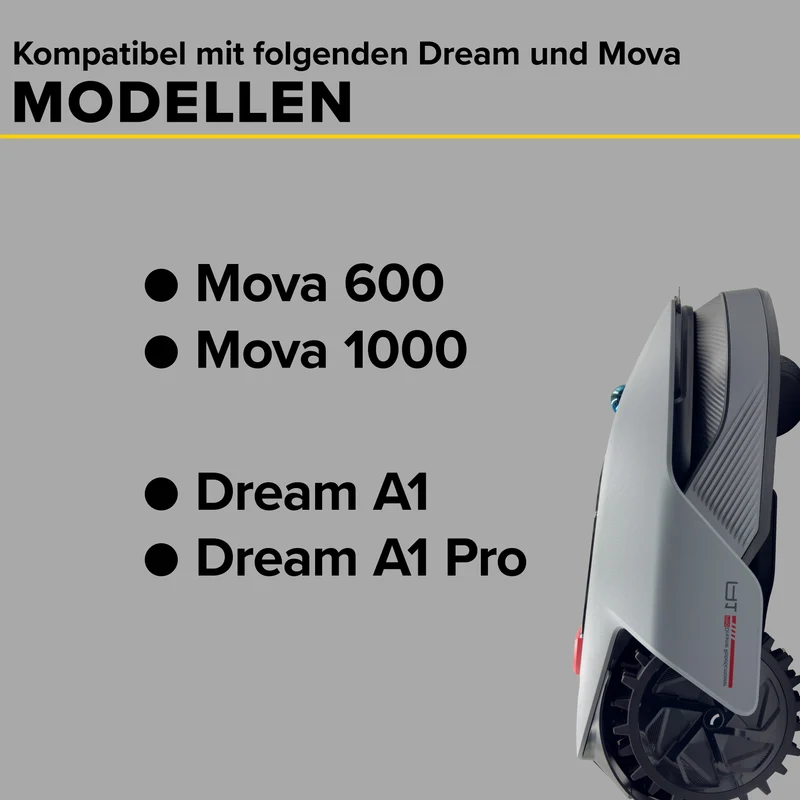 Edelstahl Spikes für Dream & Mova Mähroboter – Mehr Traktion, weniger Ausfälle