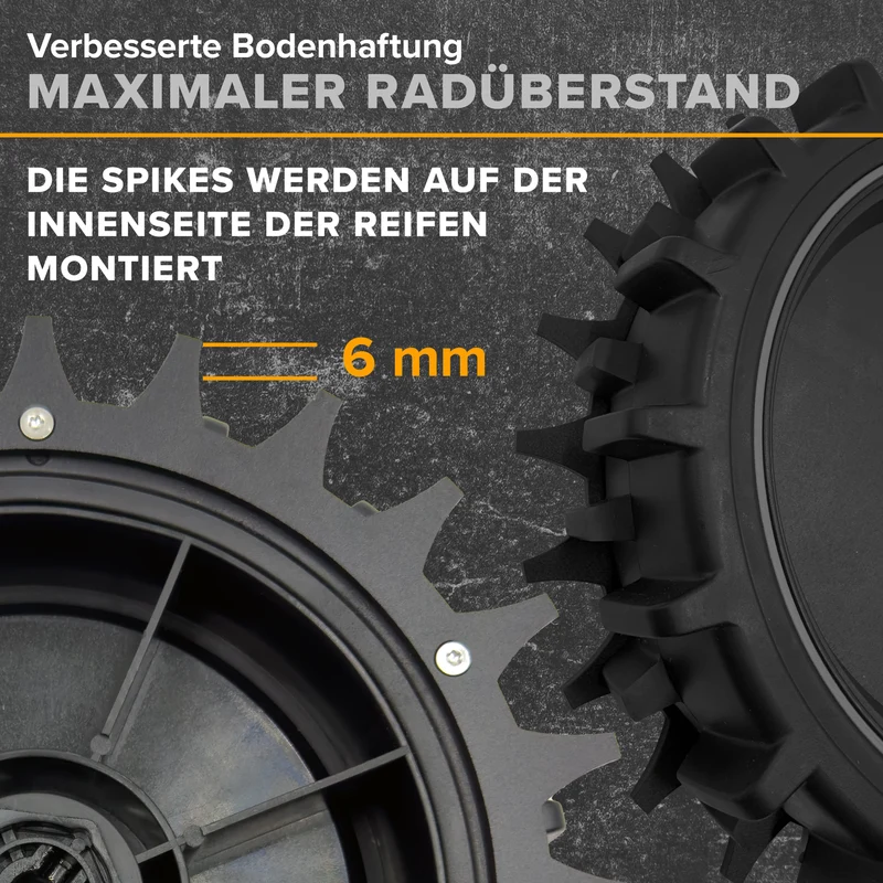 Aluminium Spikes für Parkside Mähroboter PMRA/PMRDA/PAMR/PAMRS