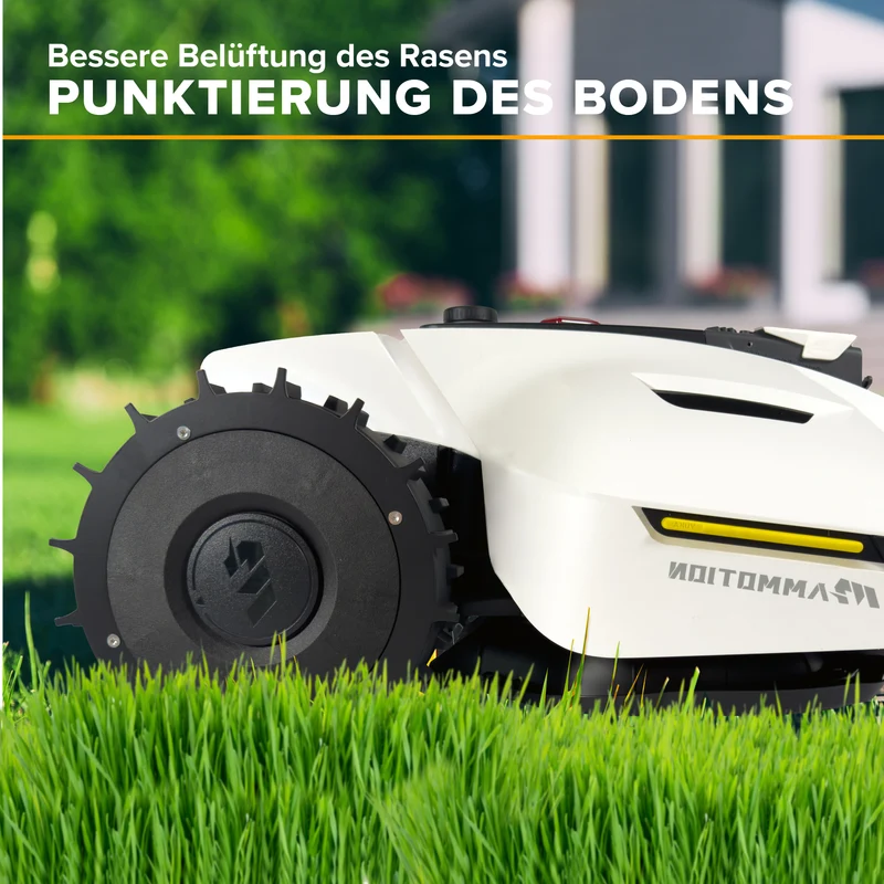 Mammotion Yuka 1000, 1500, 2000 und 3000 Mähroboter Traktionsverbesserung