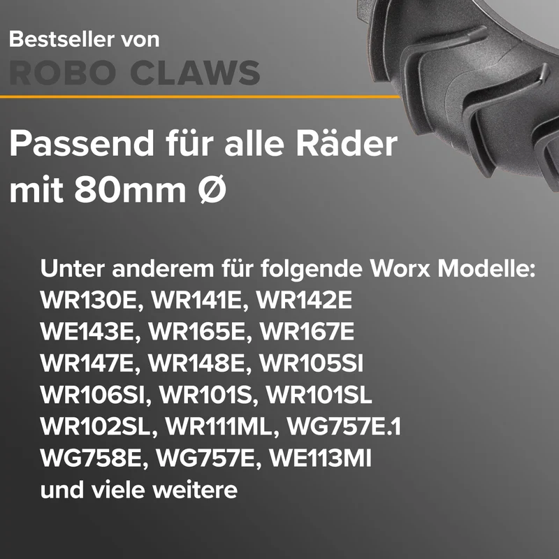 Radschutz für Mähroboter Worx, Navimow uvm.