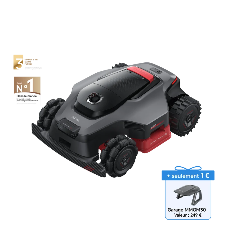 MOVA Robot tondeuse LiDAX Ultra AWD