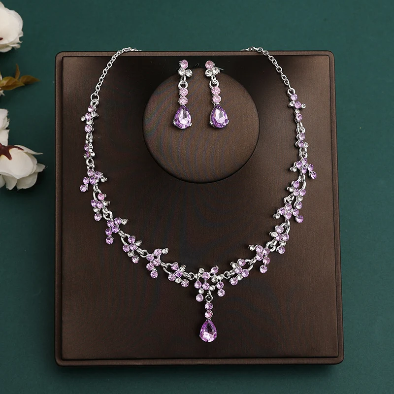 Bridal Crown & Necklace Jewelry Set