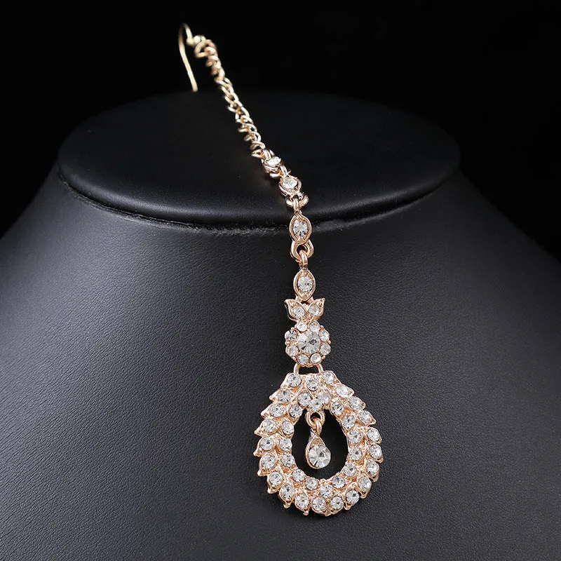 Crystal Luxury Clavicle Chain Necklace Set (3-Piece)
