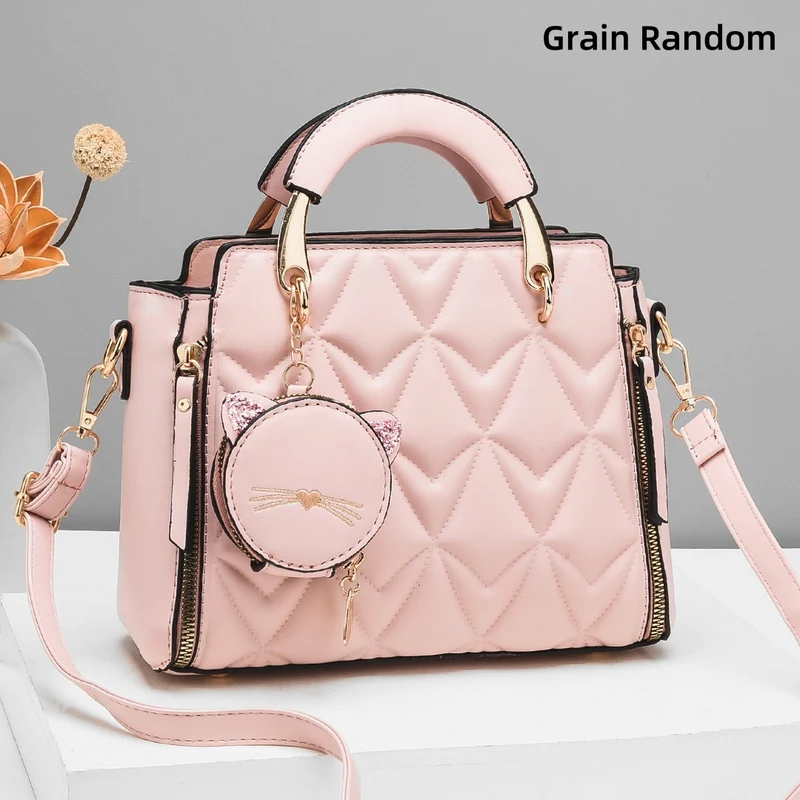 Soft Embossed Crossbody Shoulder Handbag