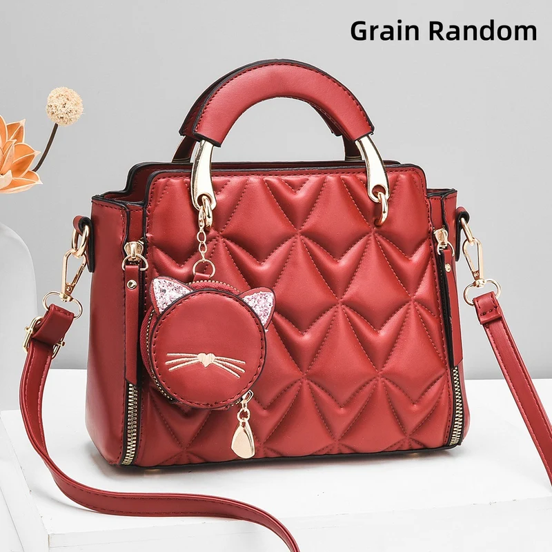 Soft Embossed Crossbody Shoulder Handbag