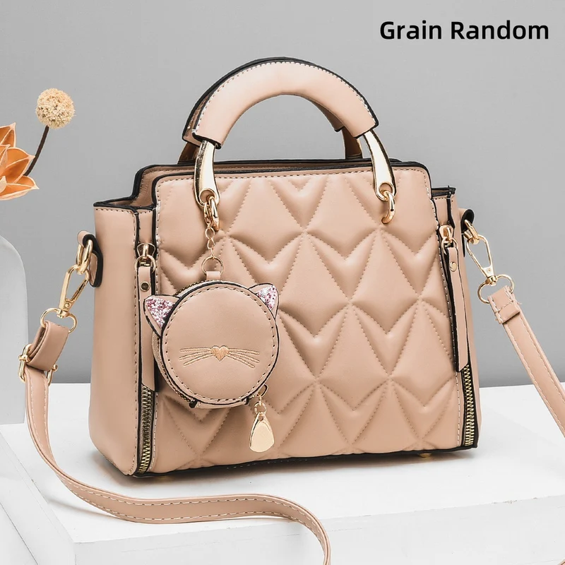 Soft Embossed Crossbody Shoulder Handbag
