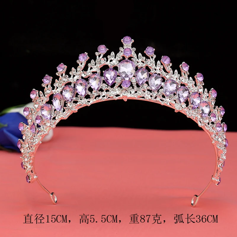 Bridal Crown, Necklace & Hair Accessories Set