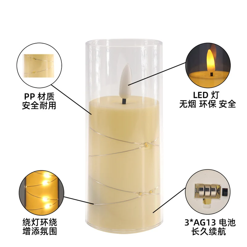 LED Flameless Candle with Remote Control