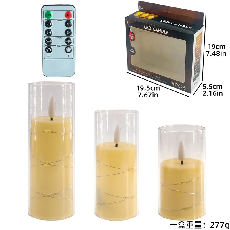 LED Flameless Candle with Remote Control