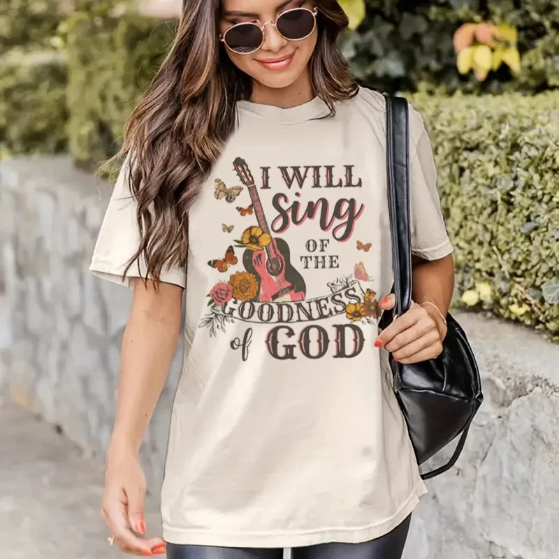 Guitar Gospel Women's Boho Tee