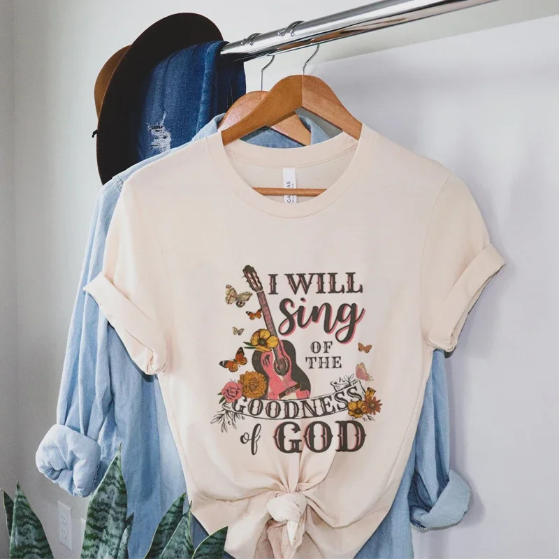 Guitar Gospel Women's Boho Tee
