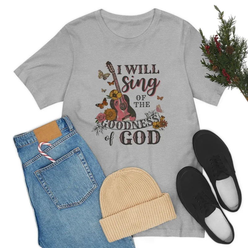 Guitar Gospel Women's Boho Tee