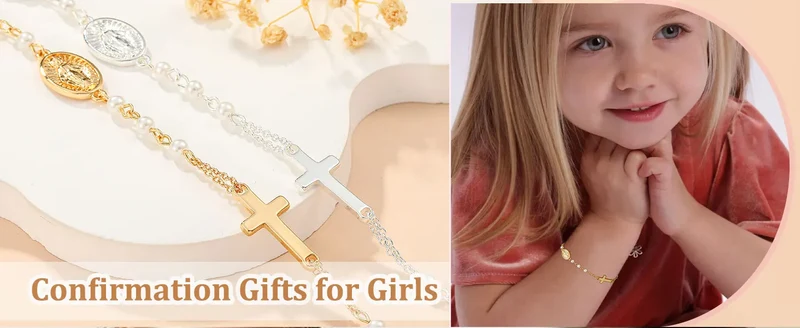Pearl Rosary Cross Bracelet