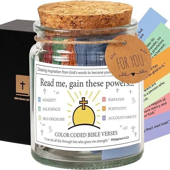 Bible Verses in a Jar Gift Set