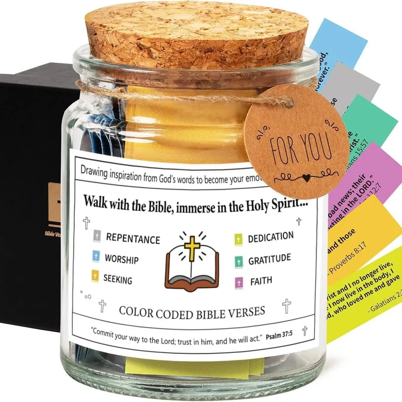 Bible Verses in a Jar Gift Set