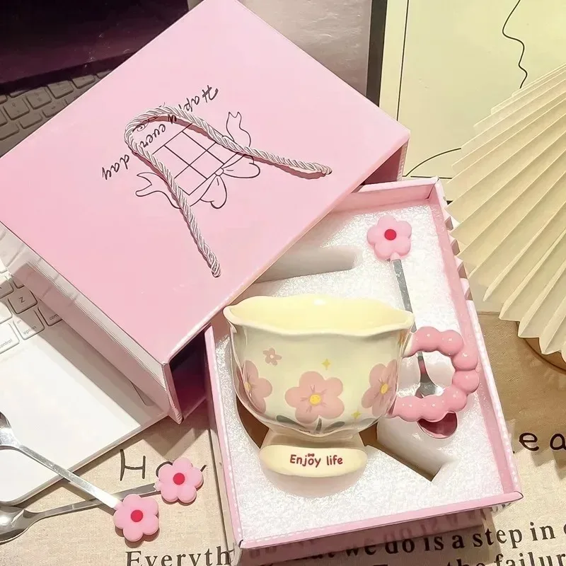 Butterfly Ceramic Cup Gift Box