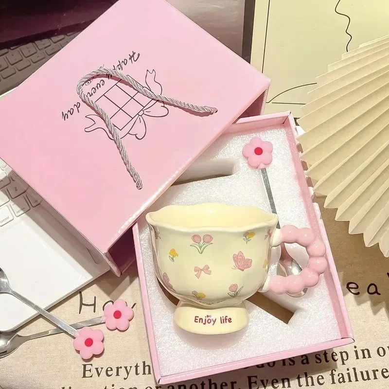Butterfly Ceramic Cup Gift Box
