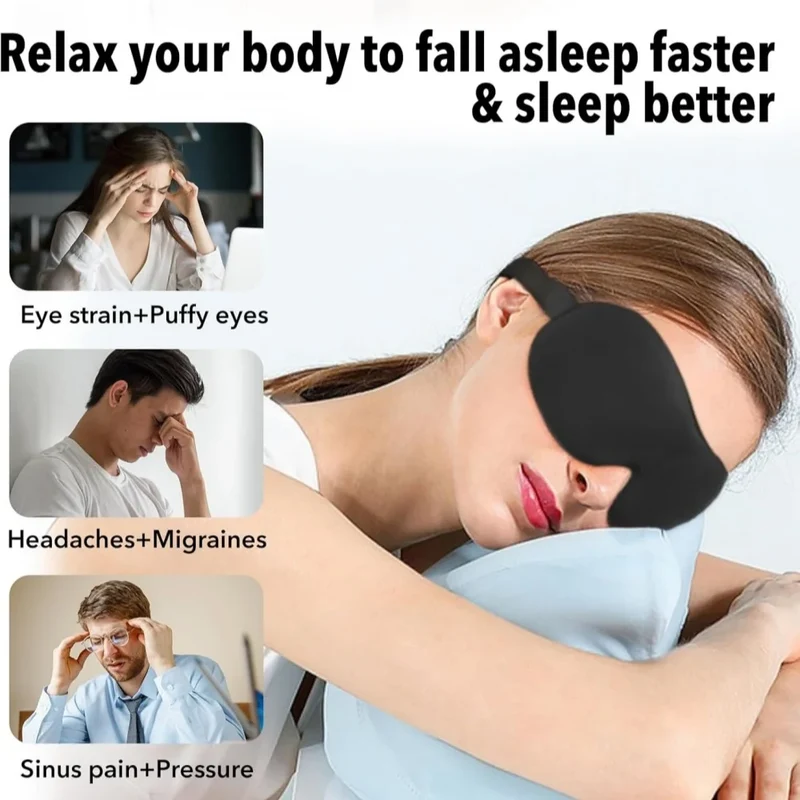 3D Sleep Mask Blindfold Sleeping Aid