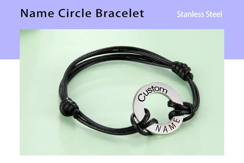Personalized Custom Bracelet Stainless Steel Jewelry