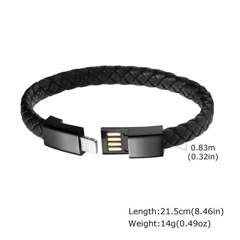 Vnox Charging Bracelets Bangles For Men