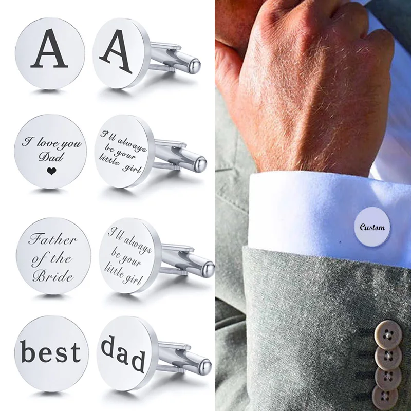 Custom Wedding Date Cufflinks