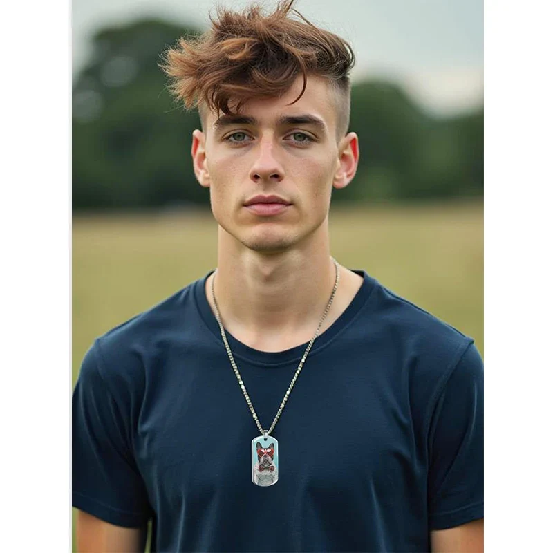 Custom Double-Sided Photo Necklace