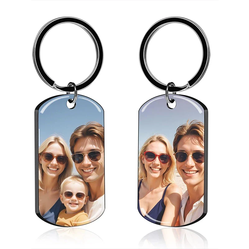 Custom Double-Sided Photo Necklace