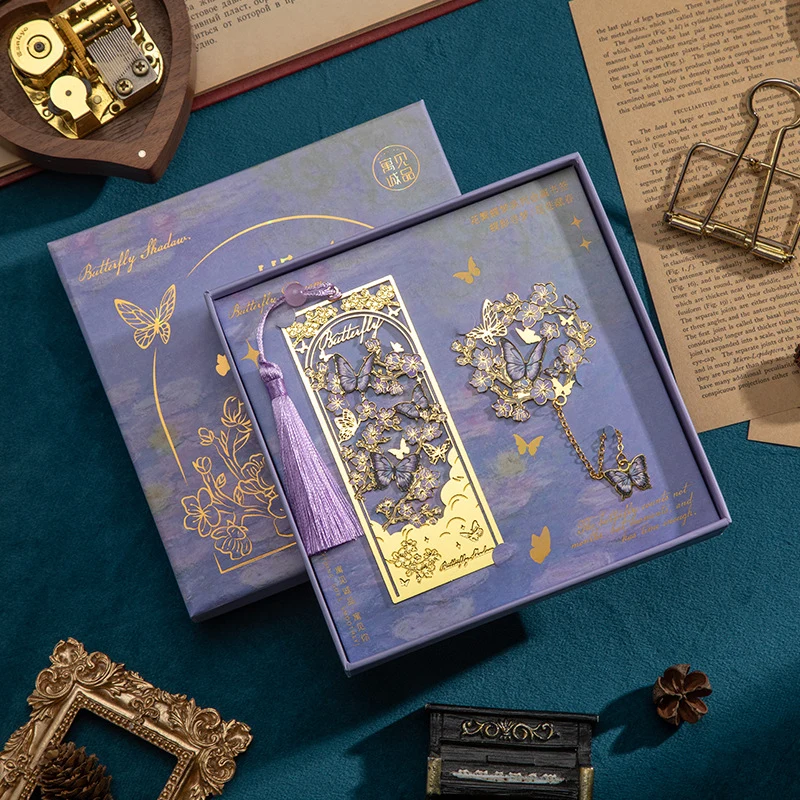 Flower and Butterfly Dream Bookmark Gift Box
