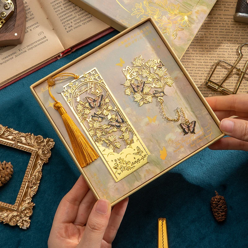 Flower and Butterfly Dream Bookmark Gift Box