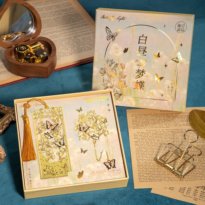 Flower and Butterfly Dream Bookmark Gift Box