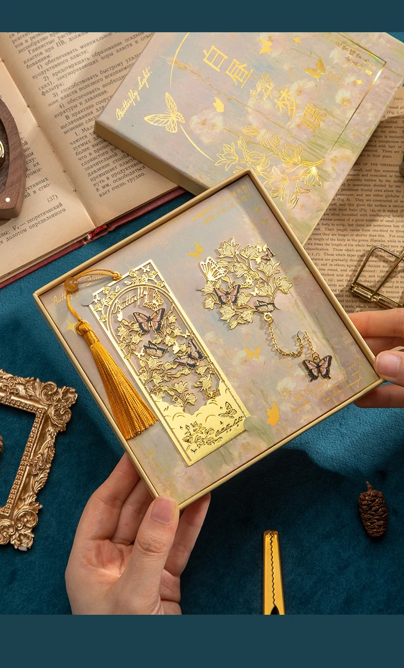 Flower and Butterfly Dream Bookmark Gift Box