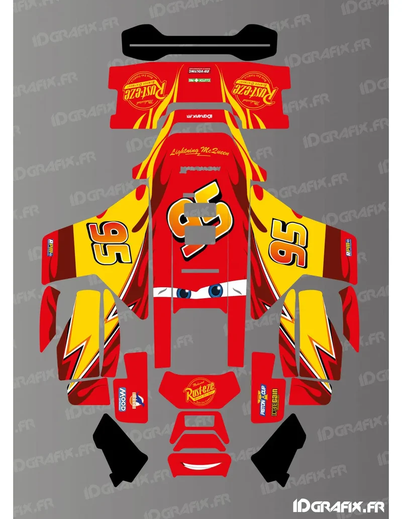 Lightning McQueen X430 All-Wheel Drive Robotic Lawn Mower