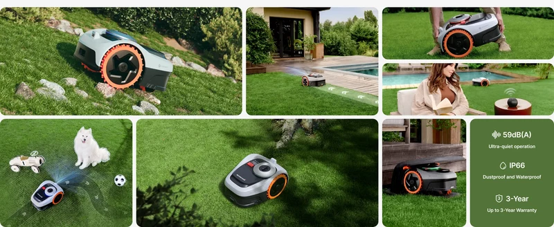 Segway Navimow i210 AWD .25 Acre Robotic Lawn Mower - No Wire Needed