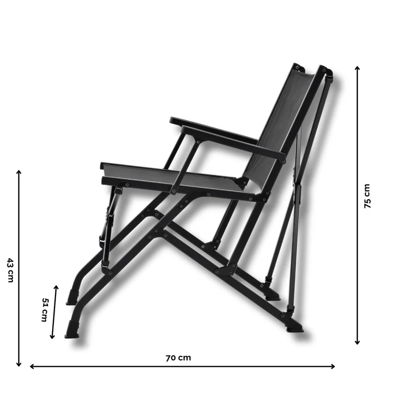 B-WARE Chaise pliante FX-BZ-S76 – compacte & confortable