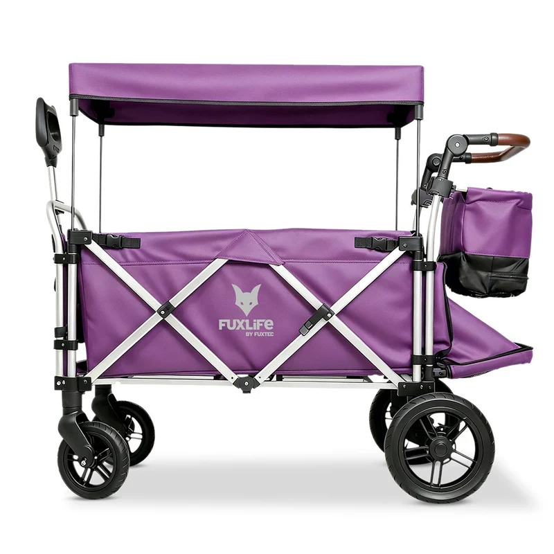 FUXLIFE FX-CTL950 Chariot Pliable Premium Enfants – Toit Solaire & Suspensions