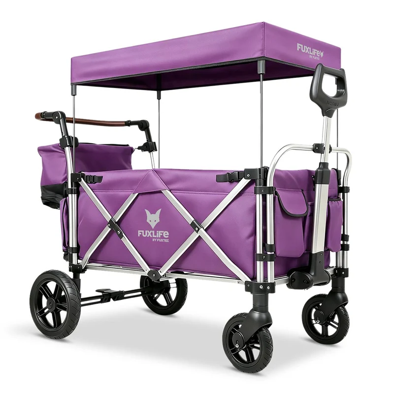 FUXLIFE FX-CTL950 Chariot Pliable Premium Enfants – Toit Solaire & Suspensions